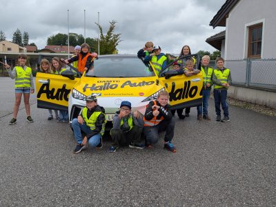 Eine Aktion von ÖAMTC und AUVA – „Hallo Auto“